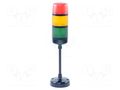 Signalling column; red/yellow/green; LED; 20÷30VDC; IP65; KS-Ad W2 KS-AD3CZP125RYG