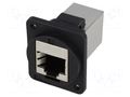 Coupler; FT; PIN: 8; Cat: 6; shielded; 8p8c; RJ45 socket,both sides CLIFF CP30222SX