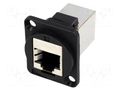 Coupler; FT; Cat: 6; shielded; 8p8c; RJ45 socket,both sides CLIFF CP30222S