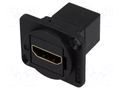 Coupler; HDMI socket,both sides; shielded; FT; XLR standard CLIFF CP30200G