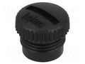 Protection cover; IP67; plastic; female M12 connectors AMPHENOL LTW CAP-WBDFSMA1