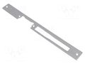 Frontal plate; for electromagnetic lock; grey; steel LOCKPOL LOC-908G