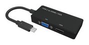 CONV, USB TYPE C PLUG TO HDMI/VGA RCPT MC002676