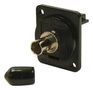 FIBRE OPTIC COUPLER, ST, JACK, BLK METAL CP30218M3B