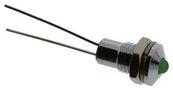 PANEL INDICATOR, 6.2MM, GREEN, 3.2VDC L63DG2L
