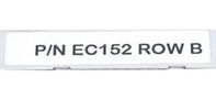 LABEL, POLYESTER, WHITE, 25.4MM X 6.4MM C100X025YJJ