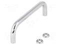 Holder; chromium plated steel; chromium plated; H: 43mm; GN 425 ELESA+GANTER GN425-10-235-CR