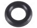 O-ring gasket; NBR caoutchouc; Thk: 1mm; Øint: 2mm; black FIX&FASTEN FIX-OR-2