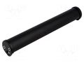 Holder; aluminium; black; H: 34.5mm; L: 206mm; Ø: 30mm; oval; handle ELESA+GANTER GN481-30-200-SW