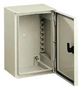 ENCLOSURE W/DOOR, WALL MNT, ABS/PC, GRY NSYPLM32G