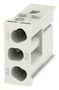 HEAVY DUTY MODULE, PLUG, 3POS, 16-8AWG HDC MHX 3 MC