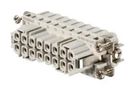 HEAVY DUTY INSERT, RCPT, 16+PE, 20-12AWG HDC HA 16 FC