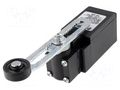 Limit switch; adjustable lever R 53-112mm, roll Ø20mm; NO + NC PIZZATO ELETTRICA FR556