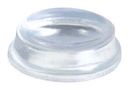 FEET, CYLINDRICAL, PU, 6.3MM, CLEAR RBS-6