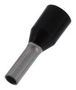 TERMINAL, FERRULE, 6X1.8MM, CRIMP BLACK 216-224