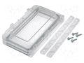Inspection windows; polycarbonate; 130x77x25mm; IP54 FIBOX L06