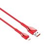 LDNIO LS662 USB - Micro USB 2m, 30W Cable (Red), LDNIO LS662 micro