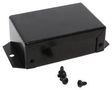ENCLOSURE, UTILITY BOX, ALUMINIUM, BLACK 1411FBCBK