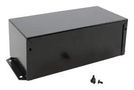 ENCLOSURE, UTILITY BOX, ALUM, BLACK 1411FBSBK