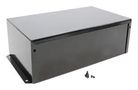 ENCLOSURE, UTILITY BOX, ALUM, BLACK 1411FBUBK