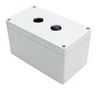 ENCLOSURE, PUSH BUTTON, PC, GREY 1554MPB2D