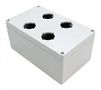 ENCLOSURE, PUSH BUTTON, PC, GREY 1554PB4