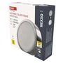 LED surface luminaire NEXXO, round, silver, 12.5W, with change CCT, EMOS ZM5233 8592920109359