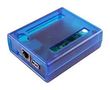 ENCLOSURE, TRANS BLUE, ABS PLASTIC 1593HAMBOGRTBU