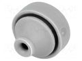 Grommet; Ømount.hole: 13mm; elastomer thermoplastic TPE; grey TRELLEBORG T-VET3-5