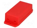Enclosure: multipurpose; X: 45.6mm; Y: 90mm; Z: 27.5mm; ABS; red GAINTA NUB904527RD