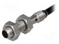 Sensor: inductive; OUT: PNP / NO; 0÷1.2mm; 10÷30VDC; M5; 2m; IP67 OMRON E2ES05S12WCB12M