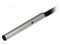 Sensor: inductive; OUT: PNP / NO; 0÷0.8mm; 10÷30VDC; Ø3; 2m; IP67 OMRON E2EC03SR8WCB12M