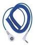 COIL CORD, SNAP SOCKET, BLUE, 6FT 09150