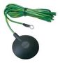 GROUND CORD, 10MM STUD, GRN/YEL 09814