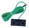 COIL CORD, SNAP STUD, 3.05M, GRN/YEL 09835
