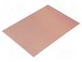 Laminate; aluminium; 1.5mm; L: 244mm; W: 170mm; Coating: copper SOLDER PEAK L170X244AL15/70