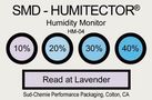 HUMIDITY INDICATOR CARD, 4SPOT, 2"X3" 13870