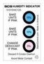 HUMIDITY INDICATOR CARD, 3SPOT, 2"X3" 51015HIC125