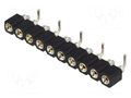 Connector: pin strips; socket; female; PIN: 10; vertical; SMT; 1x10 CONNFLY DS1002-01-1X10S13