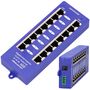 Extralink 8 Port | Gigabit PoE Injector | 8x 1000Mb/s RJ45, Mode B, EXTRALINK EX.6365