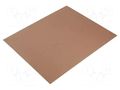 Laminate; aluminium; 1.5mm; L: 305mm; W: 255mm; Coating: copper SOLDER PEAK L255X305AL15/70