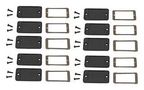 END PLATE, ALUMINIUM, ENCLOSURE AT180 BLACK 50M X 50MM