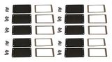END PLATE, ALUMINIUM, ENCLOSURE AT180 BLACK 50M X 50MM