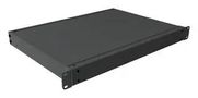 RACK MOUNT CABINET, 1U, ALUM, BLACK RMCS190113BK1