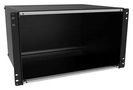 RACK MOUNT CABINET, 6U, ALUM, BLACK RMCV191015BK1
