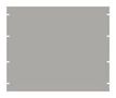 RACK PANEL, 19", ALUM, 9U, GREY PBPA19015GY2
