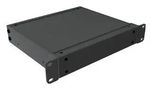 RACK MOUNT CABINET, 1U, ALUM, BLACK RMCS9018BK1