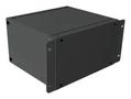 RACK MOUNT CABINET, 3U, ALUM, BLACK RMCS9058BK1