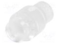 Fiber for LED; Ø2.8mm; L: 5mm; round; Front: flat; straight MENTOR MR-1265.2001