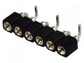 Connector: pin strips; socket; female; PIN: 6; vertical; SMT; 2.54mm CONNFLY DS1002-01-1X06S13